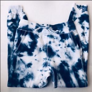 Tie Dye Navy Custom Joggers NEW